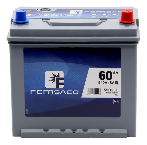 Batería Femsaco 55d23l 60ah 540cca Pd