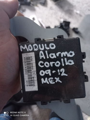 Módulo Alarma Toyota Corolla 2009 2012 Mex 