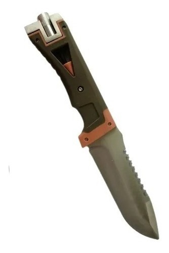 Cuchillo Militar Táctico Con Rompe Cristales Incluye Funda