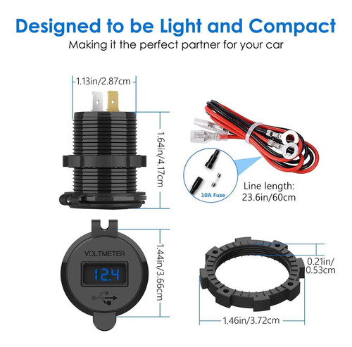 I Plug Charger Usb Quick Charge 3.0 For Motorcycle