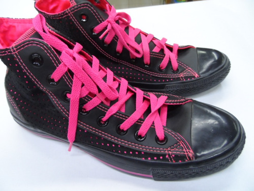 Converse All Star Preto Pink Só P/ Colecionadores Leia Descr