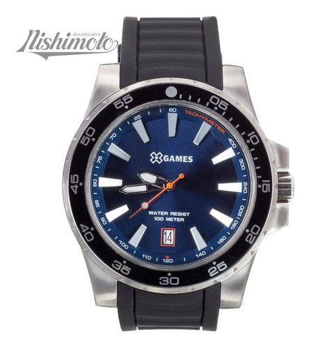 Relógio X-games Masculino Xmsp1015 D1px Azul Aço