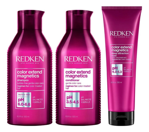 Shampoo 500ml+ Condition 500ml+ Mascarilla Redken Magnetics