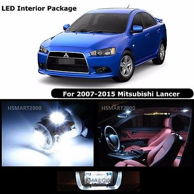 6pcs Fresco Interior En Led Blanco Luz Paquete Kit Para 2014