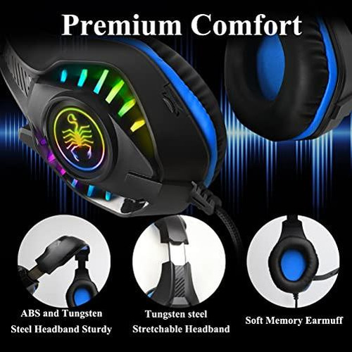 Auriculares Svyhuok Pro Gaming Para Pc, Ps4, Xbox One, Sonid