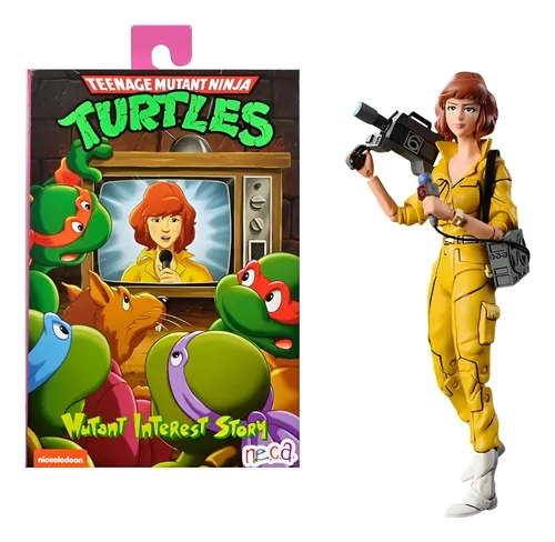 Boneco Tartarugas Ninjas April Oneil Repórter Neca | MercadoLivre