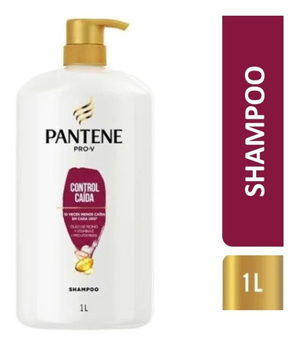 Shampoo Pantene Pro-v Control Caída 1 L