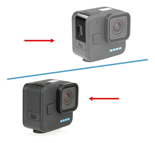Sección B Aplicar Gopro Hero 11 Black Mini Metal Side Cover
