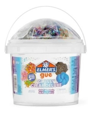 Kit Slime Listo Para Usar Elmers Balde 1,4lt Con 5 Toppings