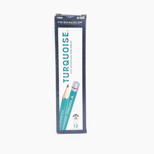 Lapiz Para Dibujo 4b Prismacolor Turquoise Pq Con 12 Pz