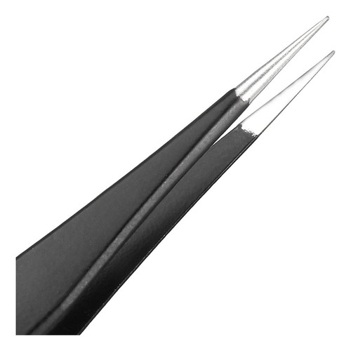 Pinzas Uxcell Esd-10, Punta Puntiaguda Recta No Magnética An