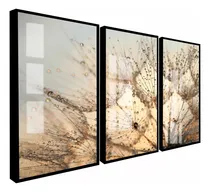Comprar Quadros Decorativos Dente De Leão Flores Moderna 50x70 Vidro