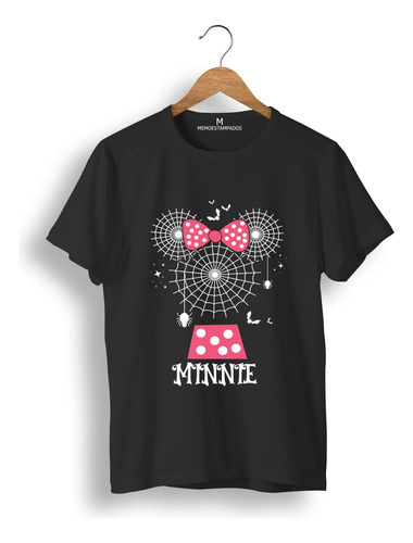 Remera: Minnie Hallowen Memoestampados