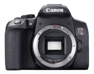 Canon EOS Rebel T8i DSLR color negro