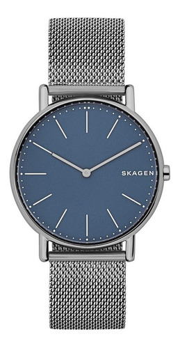 Reloj Caballero Skagen Hagen Skw6420 Colorgris Con Azul