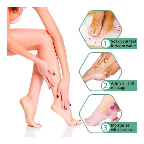 Calcetines De Silicona For Pedicura Women Foot Spa Cubrepié