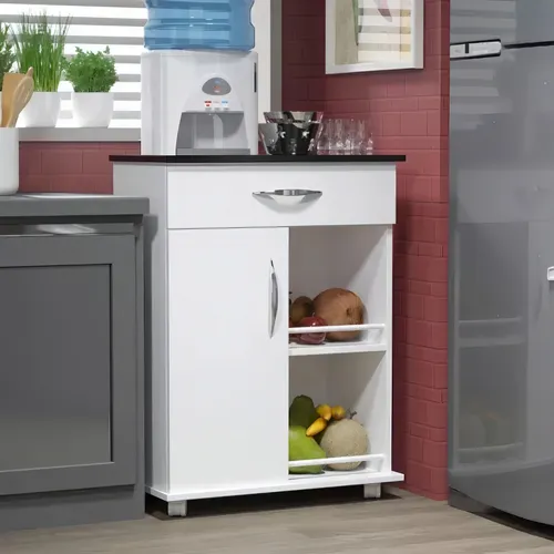 Contador de frutas de estilo industrial, fácil montaje, color exclusivo, tapa negra