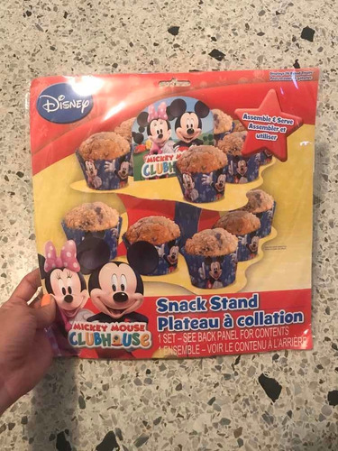 Imagen 1 de 2 de Disney Plato Porta Cupcakes Ponquesitos