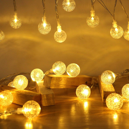 Merdeco Guirnalda De Luces Enchufables, 20 Luces Led De 10 P