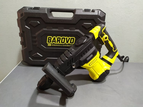 Imagen 2 de 10 de Martillo Demoledor Barovo 15 Joules 1500w Sds Max Maletin