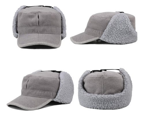 Gorra De Béisbol Ushanka Denim Unisex A Prueba De Viento Color Talle Diseño De La Tela