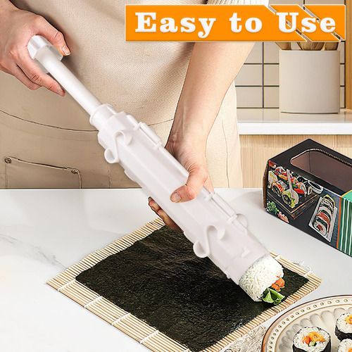 Kit De Sushi Bazooka De Plástico Para Hacer Sushi En Casa