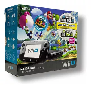 Nintendo Wii U Deluxe Set 32gb: Super Mario Bros U & Luigi U