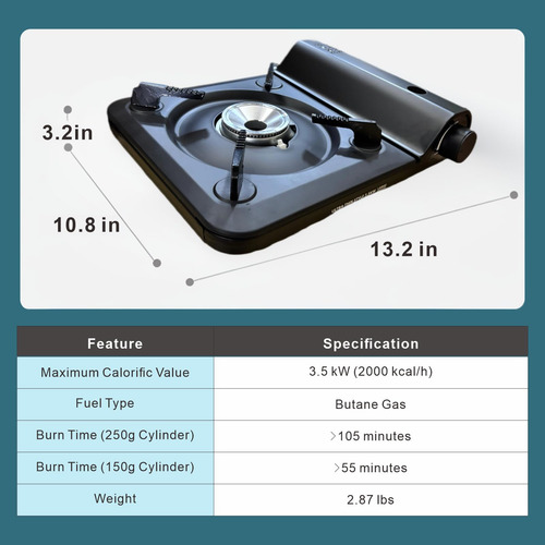 Take Fire Portable Outdoor Cooking Stove Lightweight