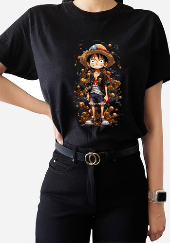 Poleras Con Diseño Estampado Luffy - One Piece