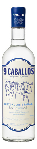 Mezcal 9 Caballos Joven 750ml