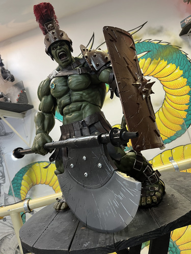 Hulk Neca 1/4 Planeta Hulk (custom Hq) (Recondicionado)