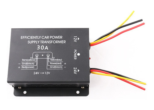 Transformador De Potencia De Coche De 24v A 12v 30a