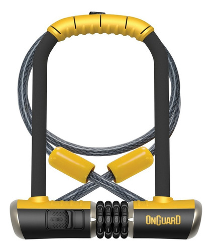 Imagen 1 de 9 de Candado Tipo U Onguard 8012c Para Bicicleta