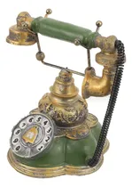 Comprar Exceart Teléfono Fijo Giratorio Retro Teléfono Fijo...