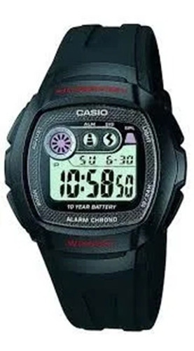 Reloj Casio  Illuminator Original W2101cvdf Rojo