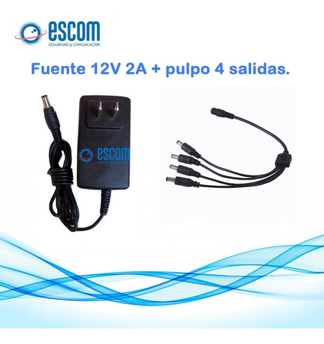 Kit 2 Camaras Dahua 1080p Dvr 4 Ch + 1 Ip Cables Fuente Bala