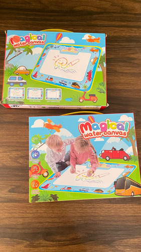 2 Unidades Pizaron Para Niños De Tela Con Plumones Y Figuras