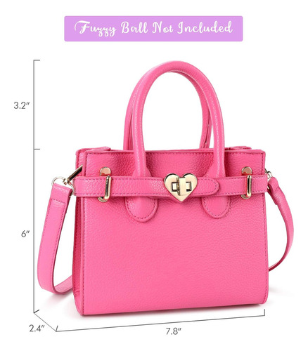 Bolso Rosa Caliente Para Niñas Pequeñas, Regalo Para Toddler