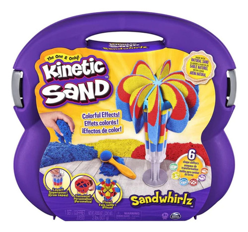 Kinetic Sand Arena Cinética Maletín Sandwhirlz