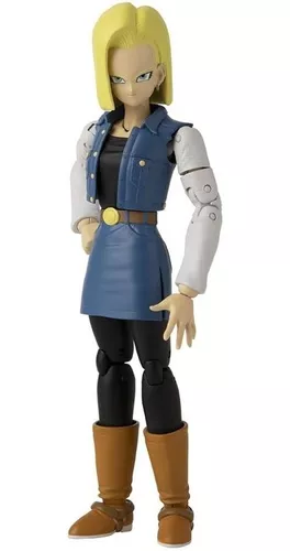 Figura Colecionável - 17Cm - Dragon Ball - Dragon Ball Super - Série 12 -  Android 18 - Fun