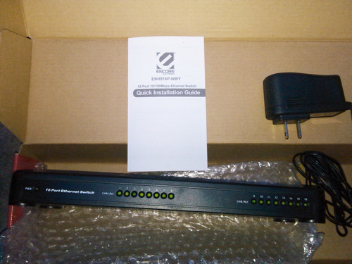 Imagen 2 de 5 de Switch Encore Enh916p-nwy 16 Puertos