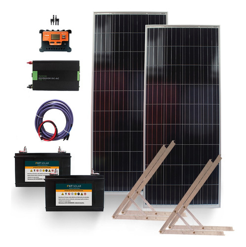 Kit Solar Aislada 1500 W Panel Solar Completo | Premium