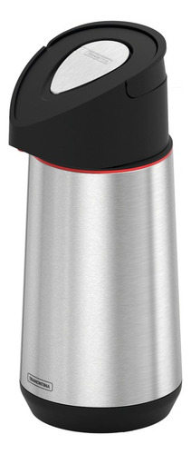 Termo Bomba 1,2 Lts Exata Tramontina Acero Inox Sifón Vidrio