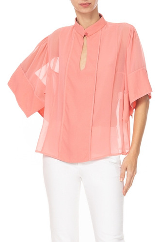 Blusa Chiffon Rosa-38 - Sophia Hegg By Dress & Go (dg71270)