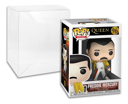 Figura De Vinilo Freddie Mercury Wembley 1986 Edición Métric