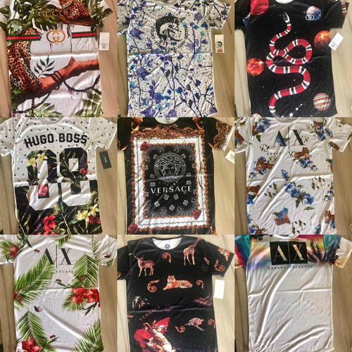 30 Playeras Versace Armani Lacoste Gucci Diesel Tommy Boss
