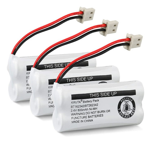 Kruta Bt166342/bt266342 2.4v 800mah Ni-mh, Compatible Con Ba