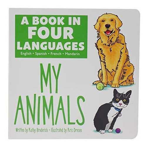 Book : A Book In 4 Languages - My Animals