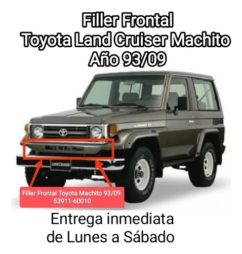 Filler Frontal Toyota Machito-hembrita 93/09 Original 