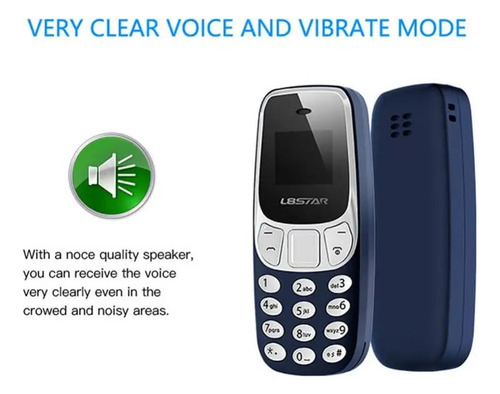 Mini Teléfono Celular De Voz Variable Con Tarjeta Sim Dual M